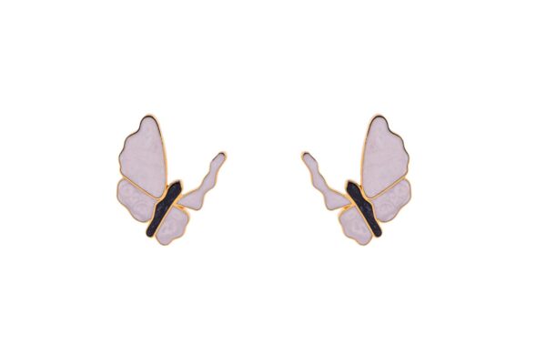 Cubbage White Butterfly Earring